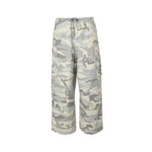 Balenciaga Camouflage trousers with detachable pockets