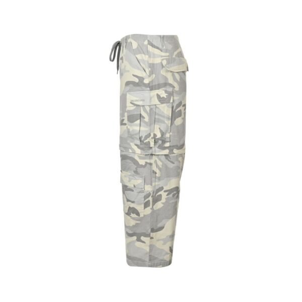 Balenciaga Camouflage trousers with detachable pockets