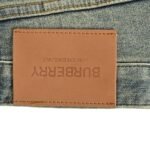 Prada 24Fw Wheat Horse Embroidered Jeans