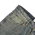 Prada 24Fw Wheat Horse Embroidered Jeans