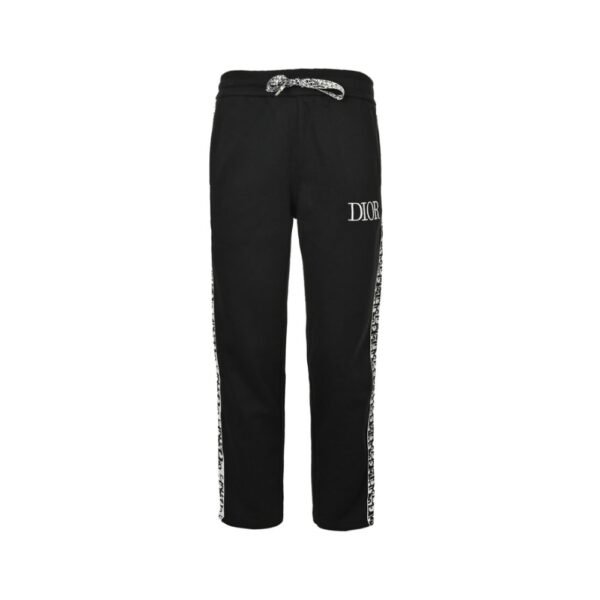 Dior CD side print webbing trousers
