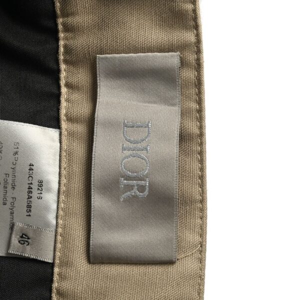 Dior Belt Metal Buckle Saddle Pocket Cargo Pants