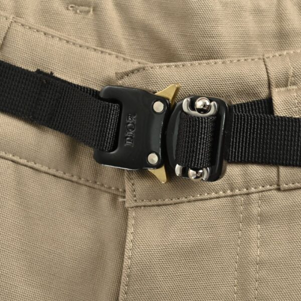 Dior Belt Metal Buckle Saddle Pocket Cargo Pants