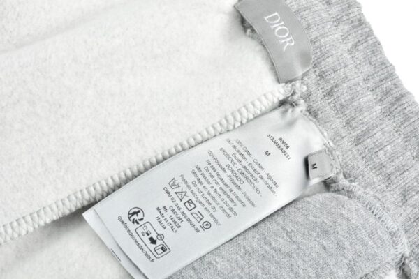 Dior 24Fw Logo embroidered solid trousers