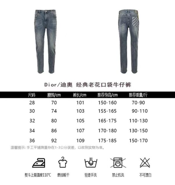 Dior 24Fw Treeman Embroidery Jeans