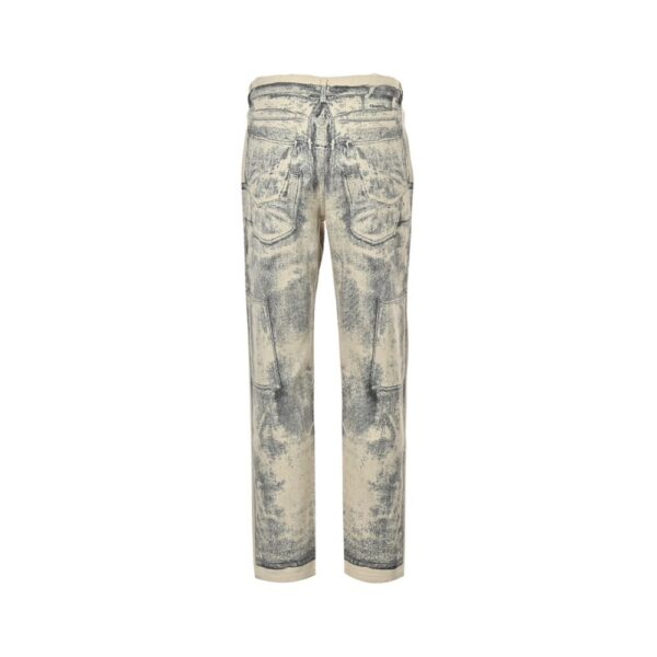 Dior 24Fw Ink Sketch Print Jeans