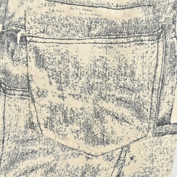 Dior 24Fw Ink Sketch Print Jeans