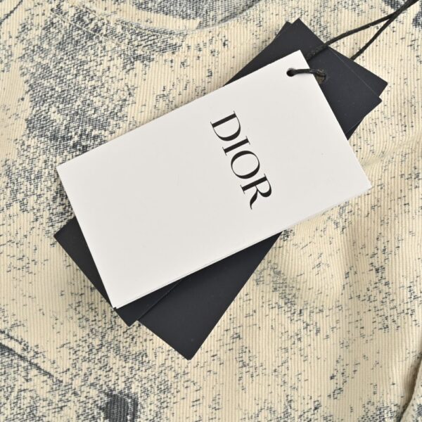 Dior 24Fw Ink Sketch Print Jeans