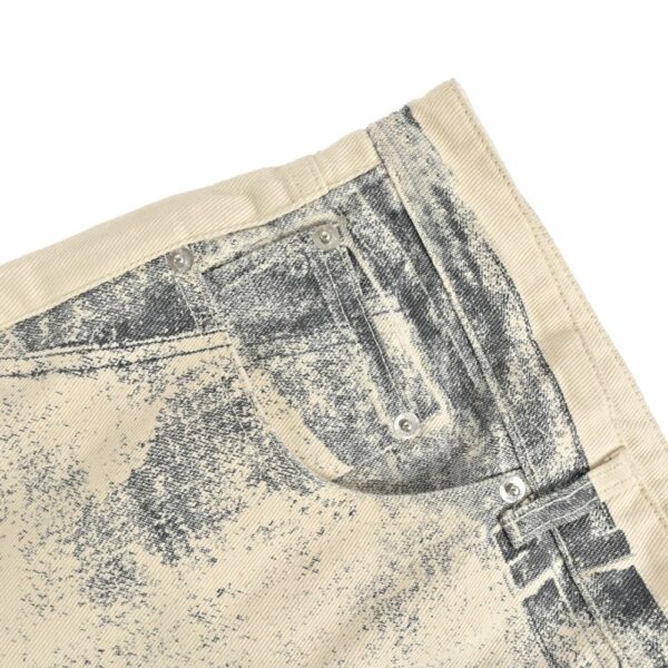 Dior 24Fw Ink Sketch Print Jeans