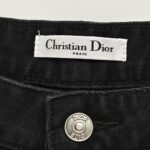 Dior 23Fw slogan jeans