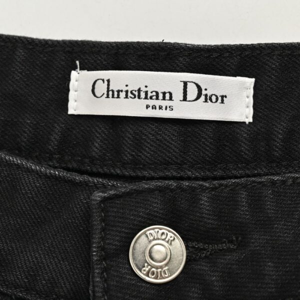 Dior 23Fw slogan jeans