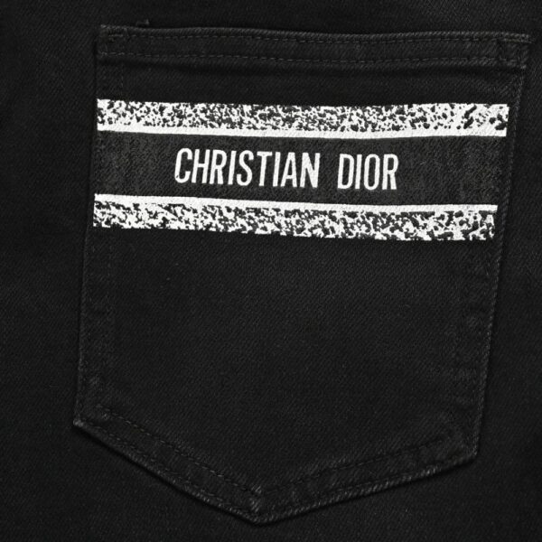 Dior 23Fw slogan jeans