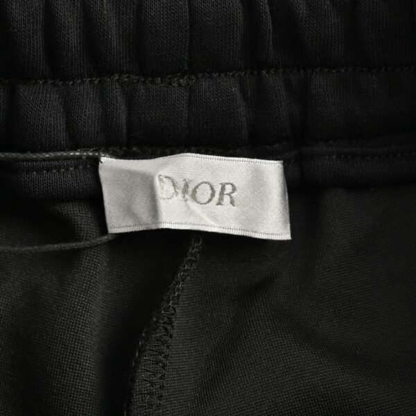 Dior 24Fw Silver Logo Embroidered Trousers