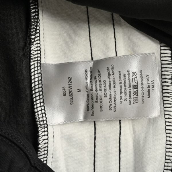 Dior 24Fw Silver Logo Embroidered Trousers