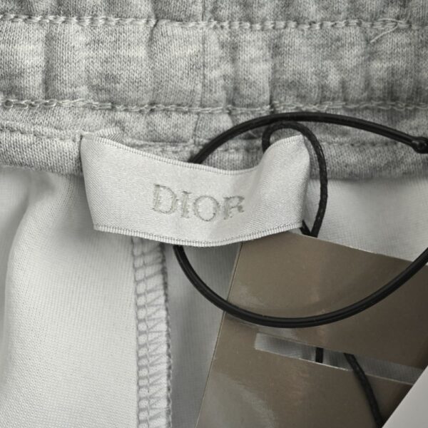 Dior  24Fw Silver Logo Embroidered Trousers