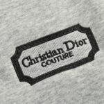 Dior  24Fw Silver Logo Embroidered Trousers