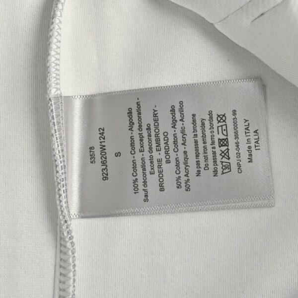 Dior  24Fw Silver Logo Embroidered Trousers