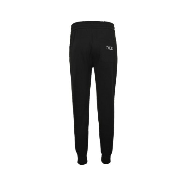 Dior  24Fw Silver Logo Embroidered Trousers