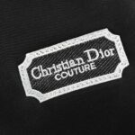 Dior  24Fw Silver Logo Embroidered Trousers