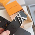 Louis Vuitton  French leather Belts