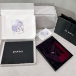 Chanel Gradient graffiti shawl Purple