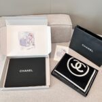 Chanel Black and white symmetrical shawl