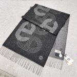 Hermes Fubao Avenue No. 24 Race Track Charcoal Gray