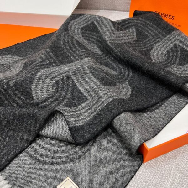 Hermes Fubao Avenue No. 24 Race Track Charcoal Gray