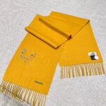 Hermes space university scarf Yellow