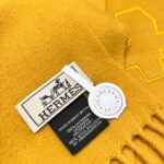 Hermes space university scarf Yellow
