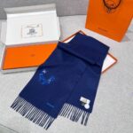 Hermes space university scarf Blue