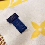 Louis Vuitton Rrykjavik Classic Cashmere Scarf Yellow