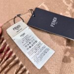 Fendi  KARL Double-Sided Scarf Milk Tea