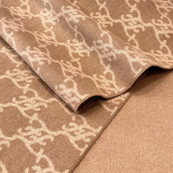 Fendi  KARL Double-Sided Scarf Milk Tea