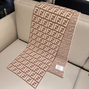 Fendi  Cookie Cashmere Scarf & Beanie