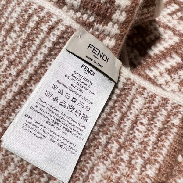 Fendi  Cookie Cashmere Scarf & Beanie