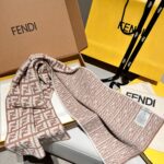 Fendi  Cookie Cashmere Scarf & Beanie