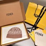 Fendi  Cookie Cashmere Scarf & Beanie