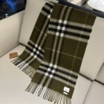 Burberry Classic Scarf Olive Green
