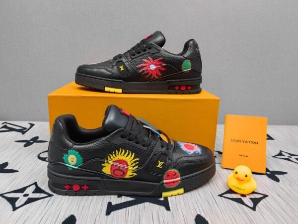 Louis Vuitton Trainer Monogram Black