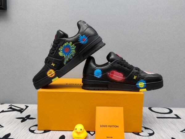 Louis Vuitton Trainer Monogram Black