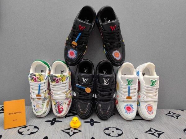 Louis Vuitton Trainer Monogram Black