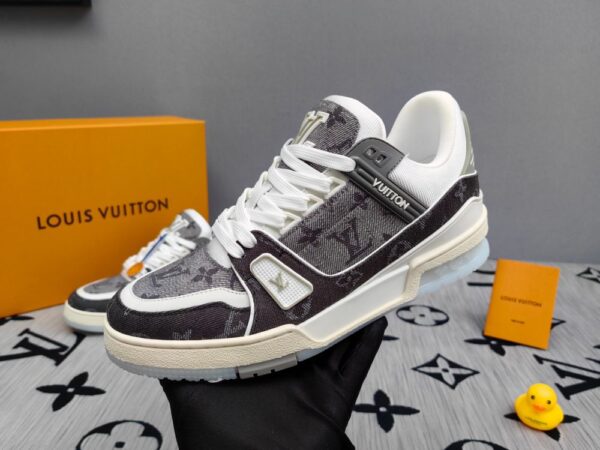 Louis Vuitton Trainer Monogram Black Grey