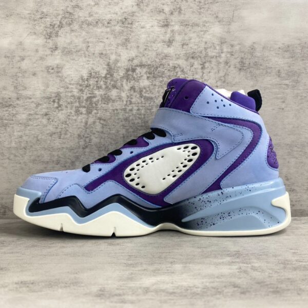 Louis Vuitton Trainer 2.0 Retro basketball shoes Blue Purple