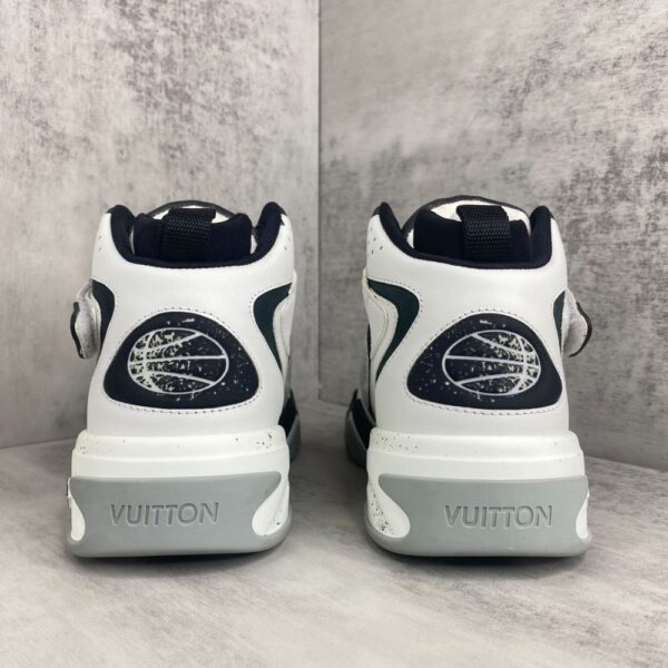 Louis Vuitton Trainer 2.0 Retro basketball shoes White Black