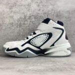 Louis Vuitton Trainer 2.0 Retro basketball shoes White Black