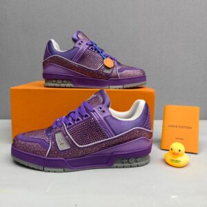 Louis Vuitton Trainer Purple Diamond