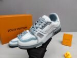 Louis Vuitton Trainer Graffiti Blue Grey