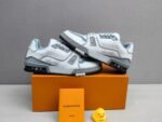 Louis Vuitton Trainer Graffiti Blue Grey