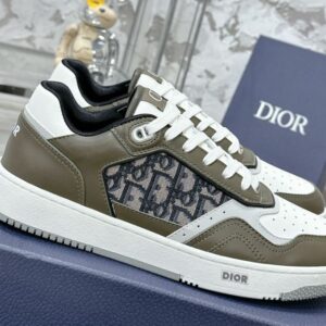 Dior  B27 Low Olive Green White